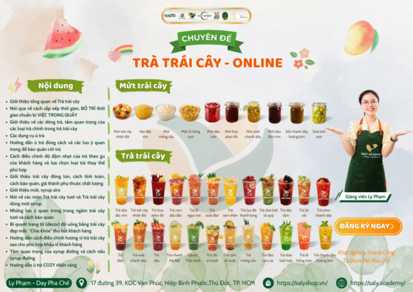 Khóa Học Trà Trái Cây Mới 2025