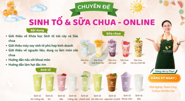 Khóa Học Sinh tố - Sữa Chua Mới 2025