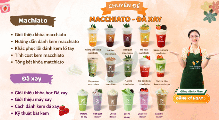 Khóa Học Macchiato & Đá Xay [Update 2026]