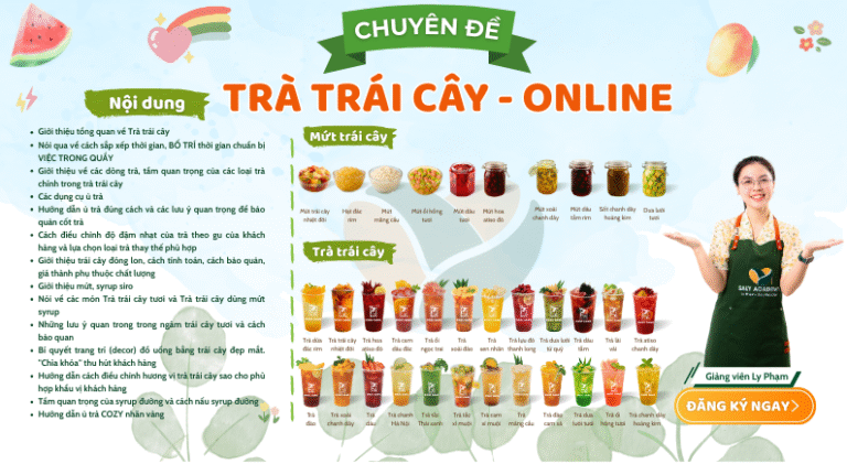 Khóa Học Trà Trái Cây [Update 2026]