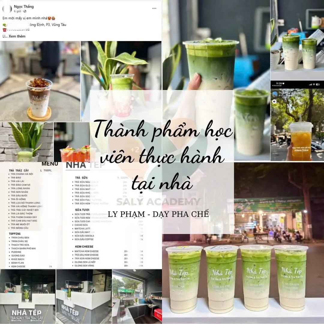 Thành phẩm học viên thực hành tại nhà
