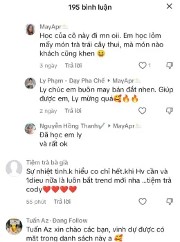 Phản hồi của học viên trong cộng đồng Facebook