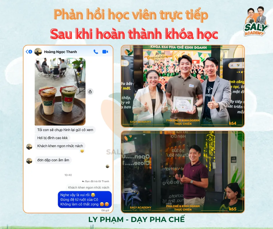 Phản hồi của học viên sau khóa học