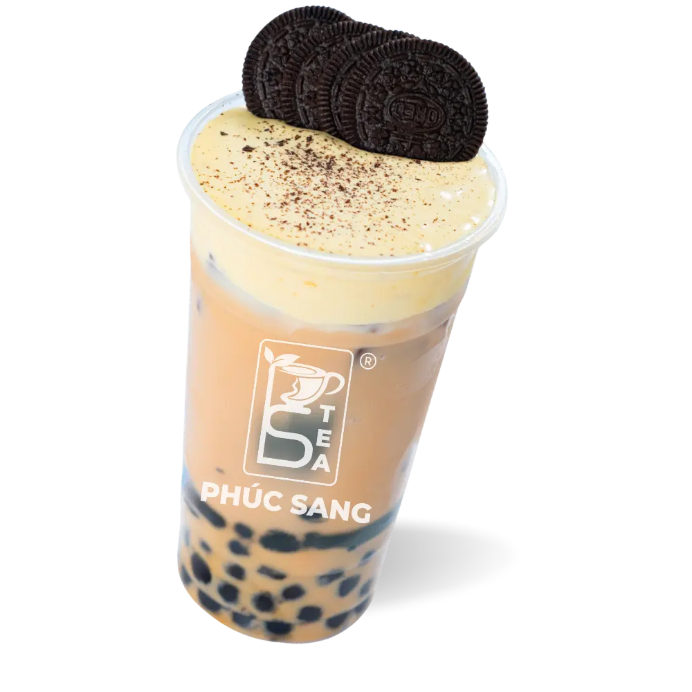 Trà sữa Oreo kem trứng thành phẩm